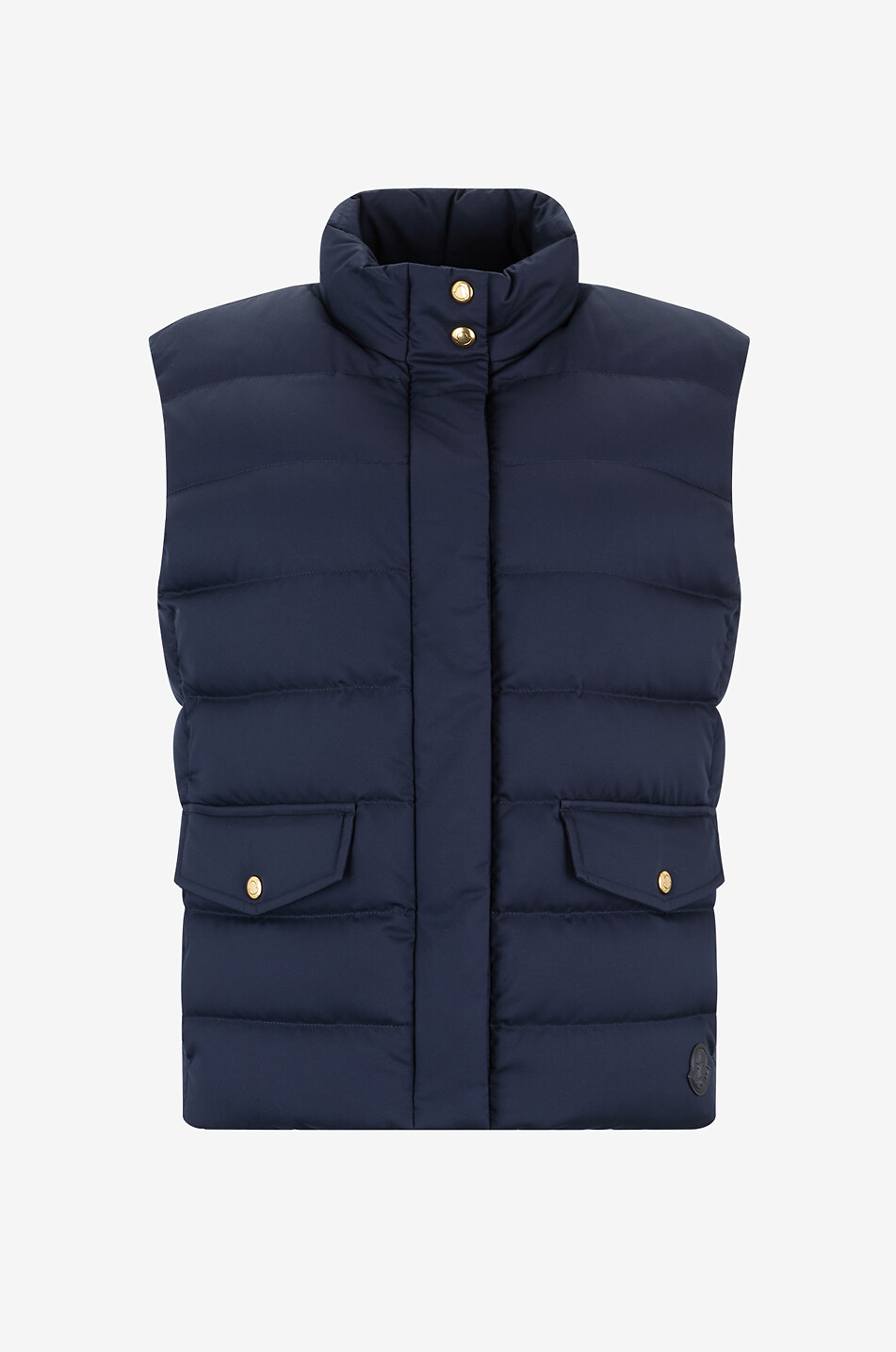 MONCLER Besset technical twill sleeveless down jacket Women DARK BLUE 1