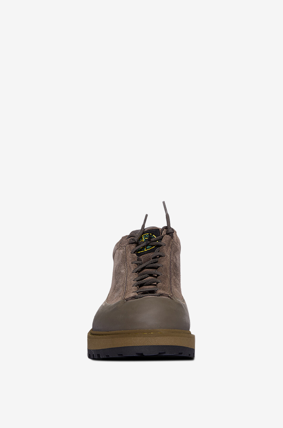 STONE ISLAND Baskets basses en daim S100130 Homme VERT FONCÉ 2