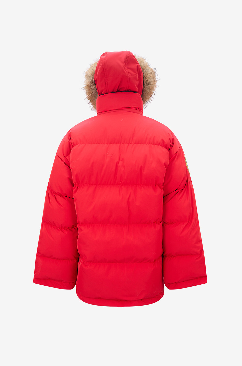 BALENCIAGA Parka réversible chaude en gabardine technique Uniform Homme NOIR 4