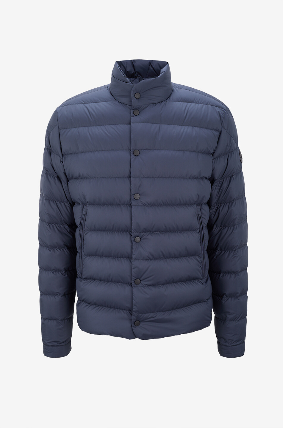 MONCLER Kurze leichte Daunenjacke Lyco Herren DUNKELBLAU 1
