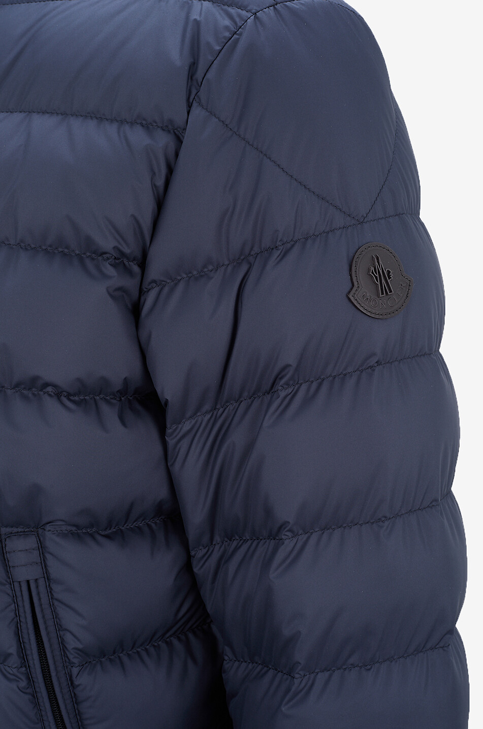 MONCLER Kurze leichte Daunenjacke Lyco Herren DUNKELBLAU 3