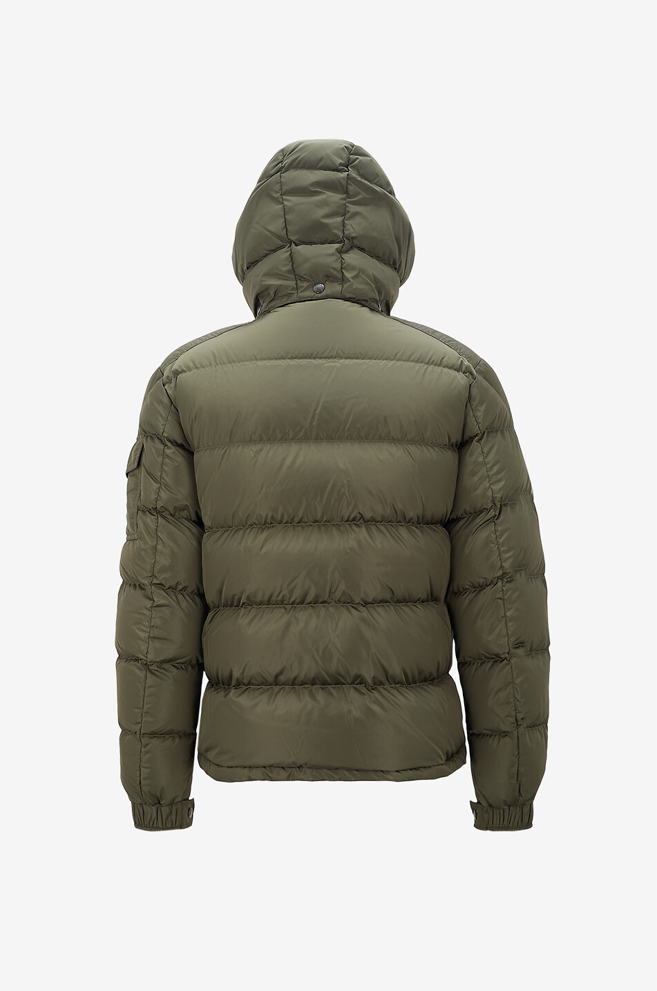 MONCLER Kurze Daunenjacke mit abnehmbarer Kapuze Moncler Maya Herren KHAKI 2
