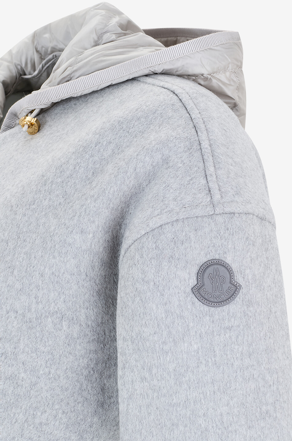 MONCLER Veste 3-en-1 en laine et cachemire Reposse Femme GRIS 5