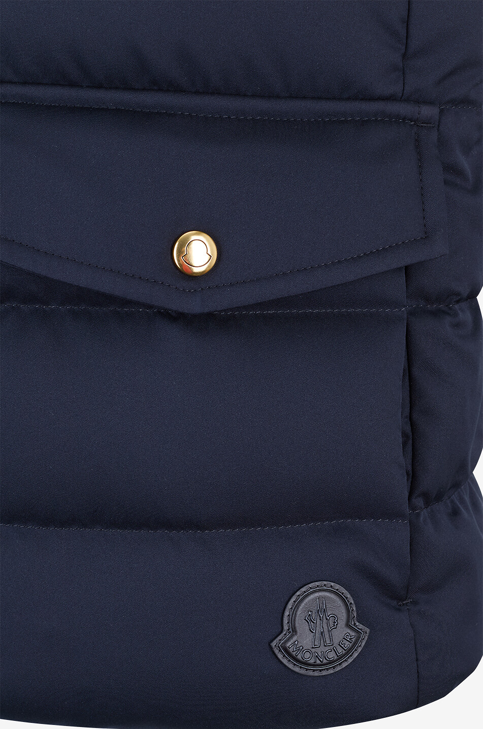 MONCLER Besset technical twill sleeveless down jacket Women DARK BLUE 3