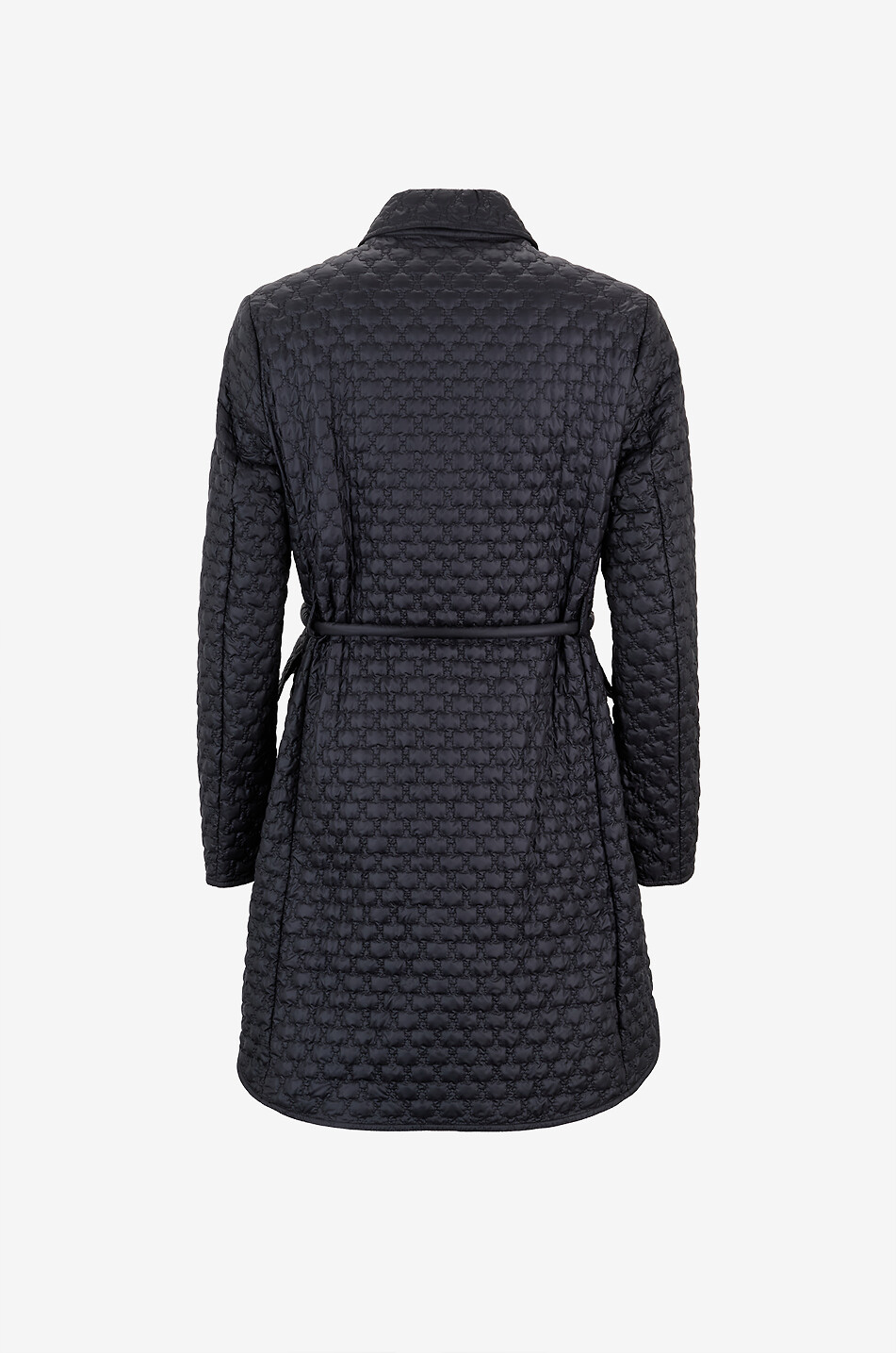 MONCLER Leichter Steppmantel mit Gürtel Raissac Damen SCHWARZ 2