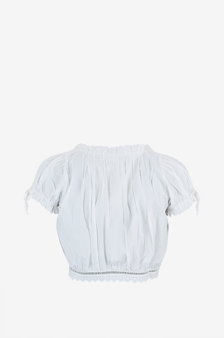 DÔEN Nera openwork embroidery voile top Women WHITE 2