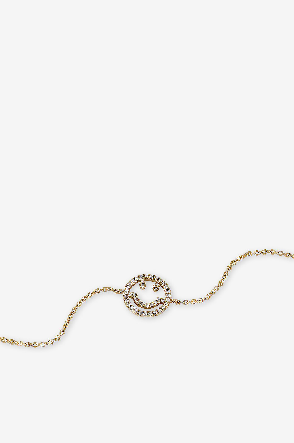 ROXANNE FIRST Gelbgold-Armband mit Diamanten Mini Happy Face Damen GOLDEN 2