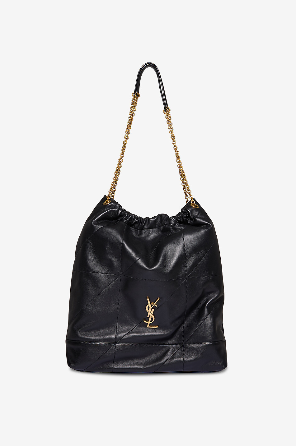 SAINT LAURENT PARIS Schultertasche aus gestepptem Nappaleder Jamie Pochon Large Damen SCHWARZ 1
