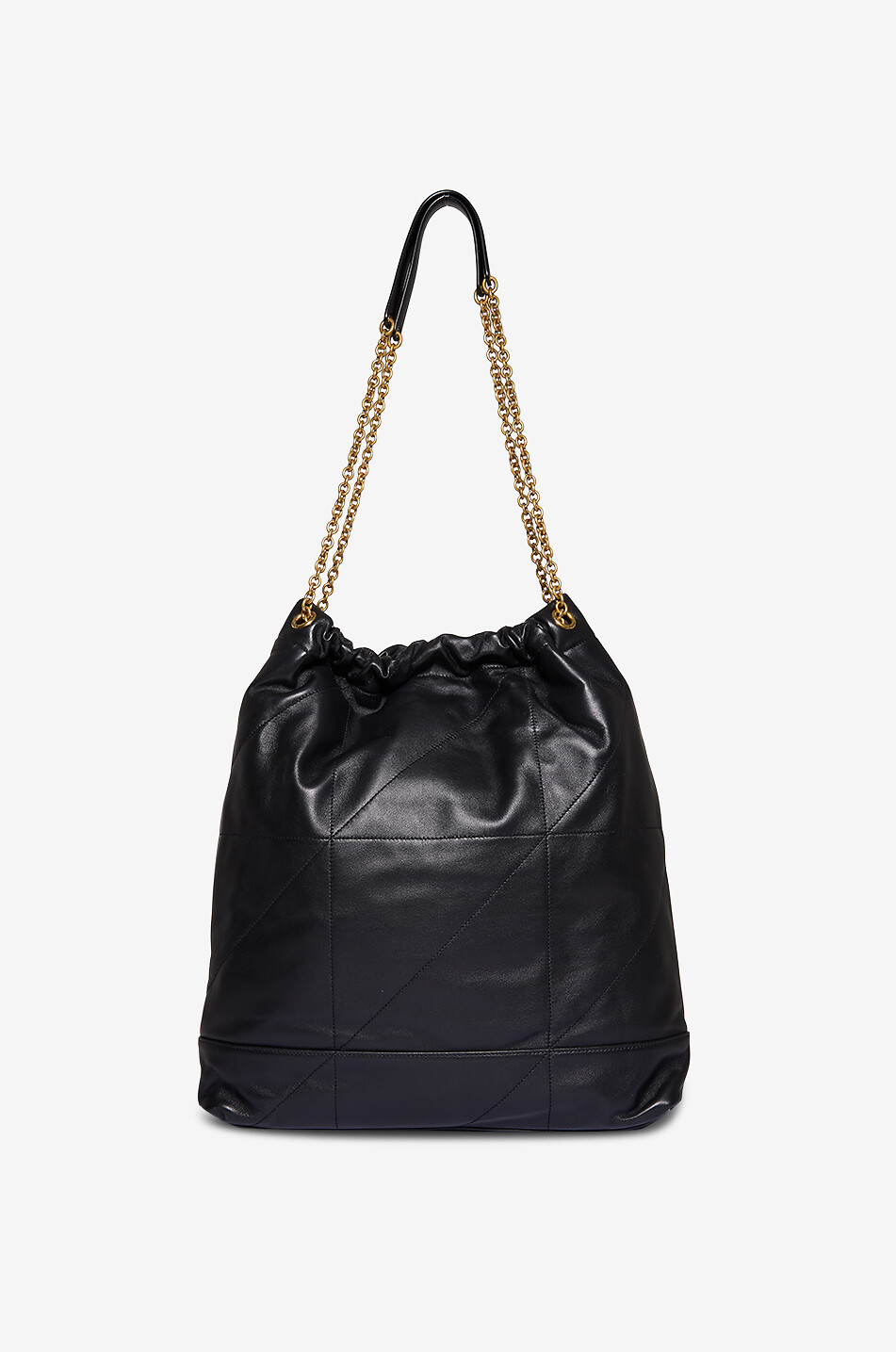 SAINT LAURENT PARIS Schultertasche aus gestepptem Nappaleder Jamie Pochon Large Damen SCHWARZ 3