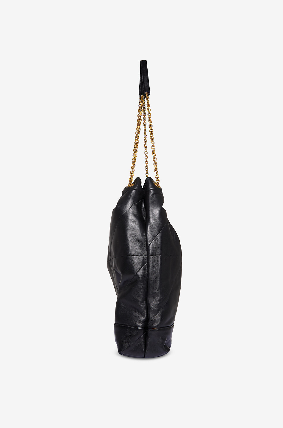 SAINT LAURENT PARIS Schultertasche aus gestepptem Nappaleder Jamie Pochon Large Damen SCHWARZ 4
