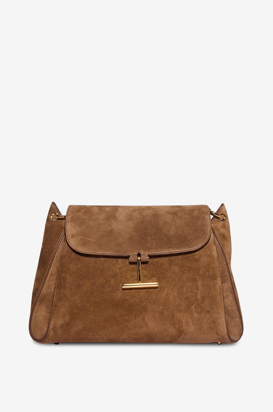 Tara Medium suede shoulder bag