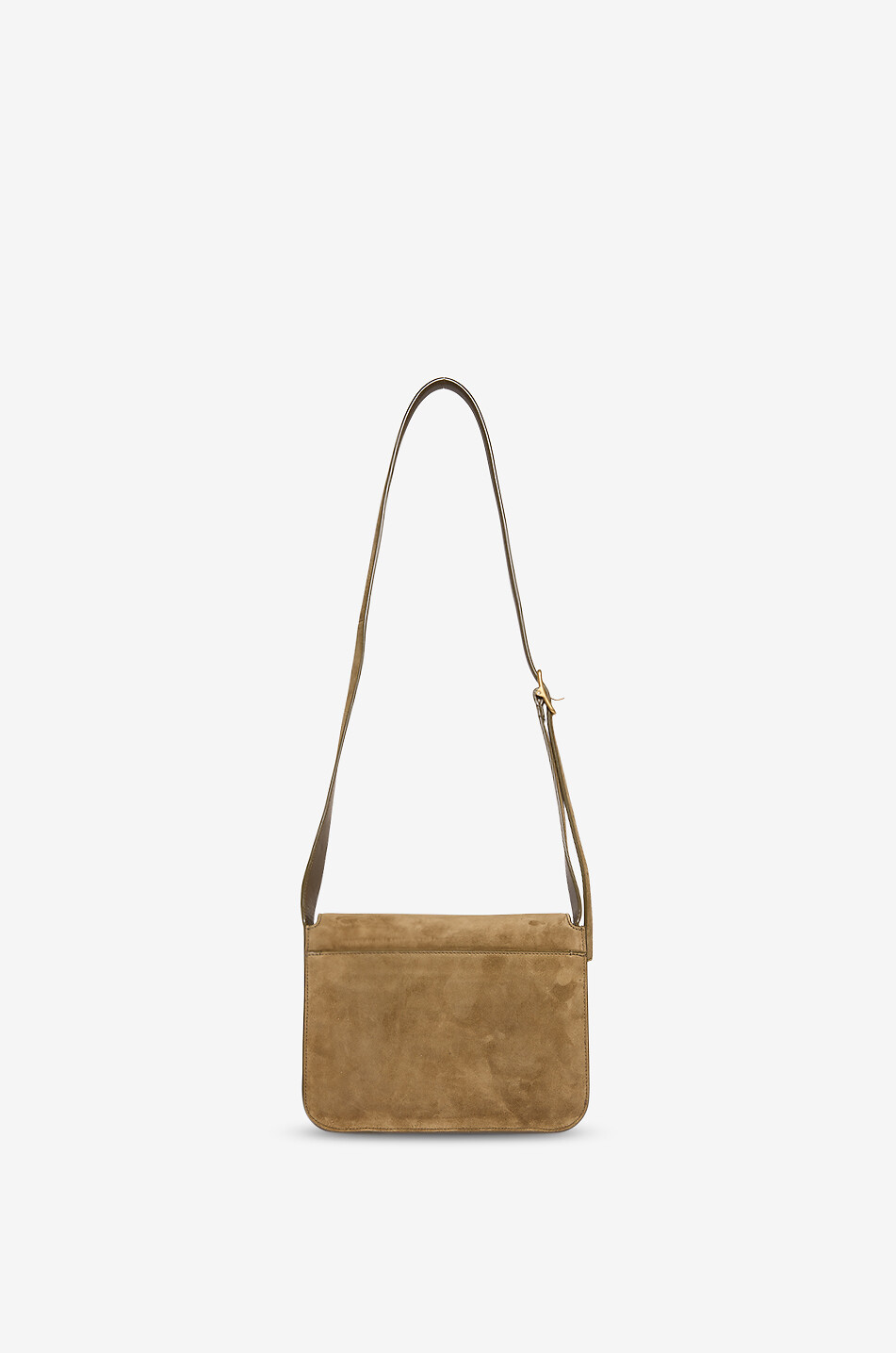 SAINT LAURENT PARIS Sac besace en daim Niki Femme VERT 3