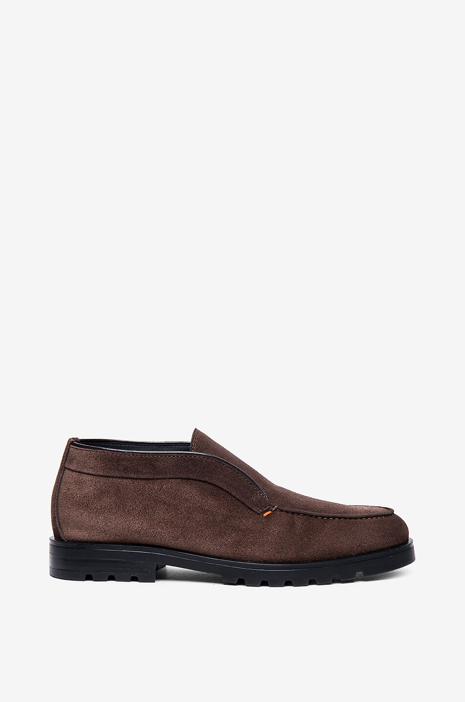 SANTONI Bottines en daim Rock Homme MARRON FONCÉ 2