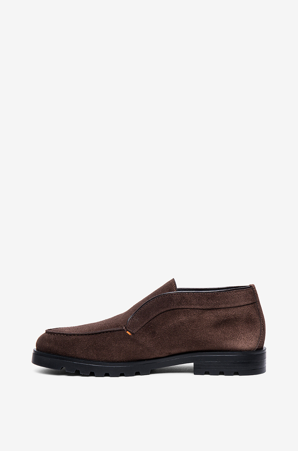 SANTONI Bottines en daim Rock Homme MARRON FONCÉ 6