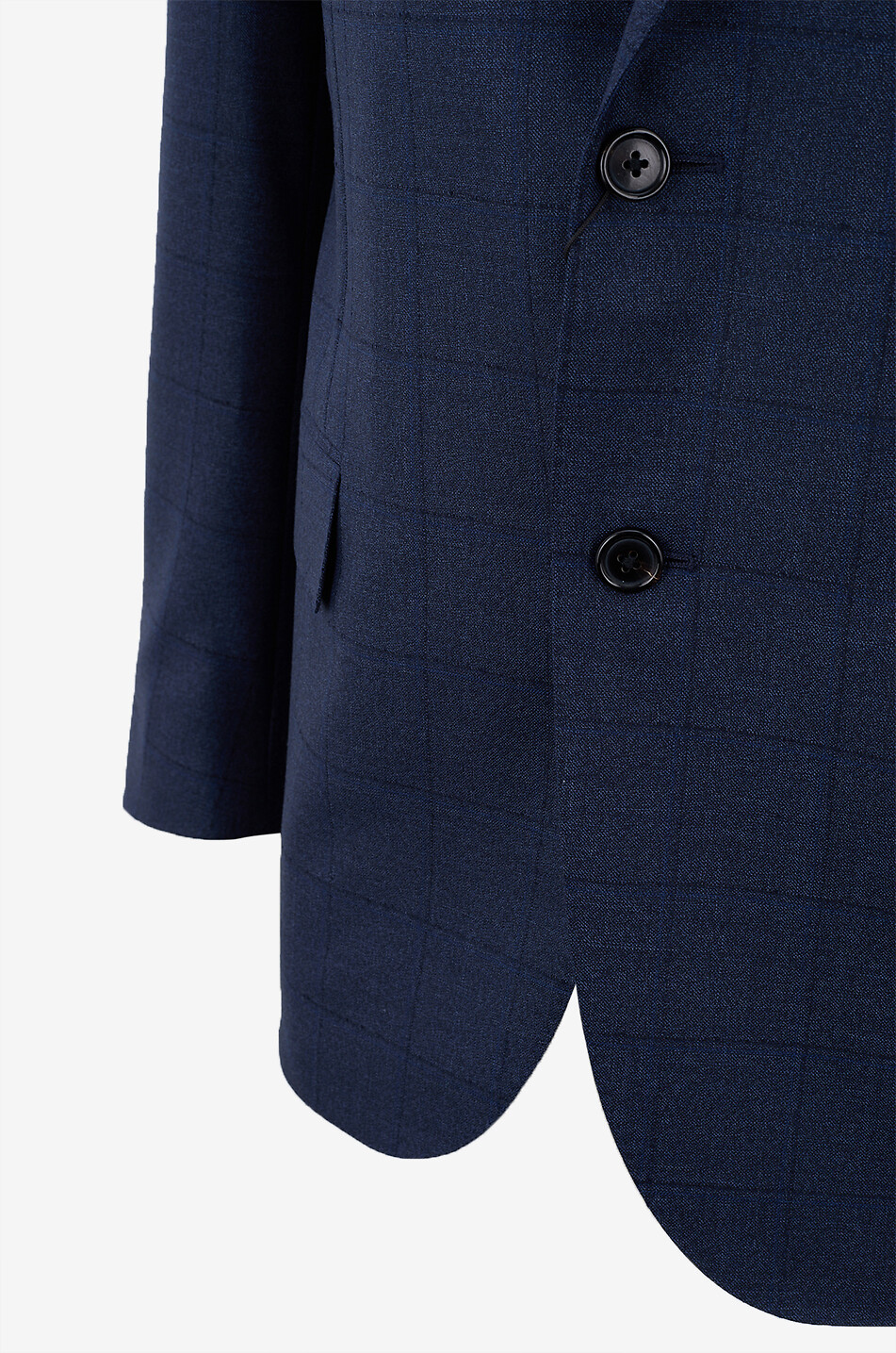 CORNELIANI Karierter Jacquard-Anzug Herren DUNKELBLAU 3