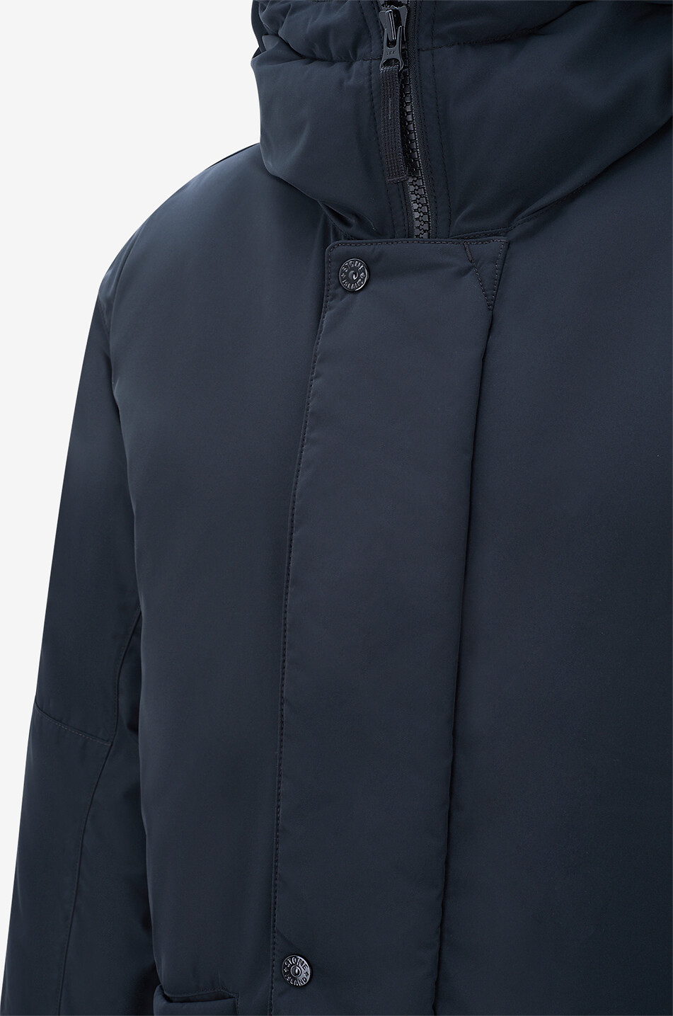 STONE ISLAND Mid-length technical fabric parka Men BLACK 3