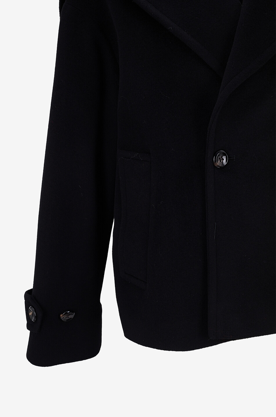 TAGLIATORE Kurzer Mantel aus Schurwolle Sheila Damen SCHWARZ 3