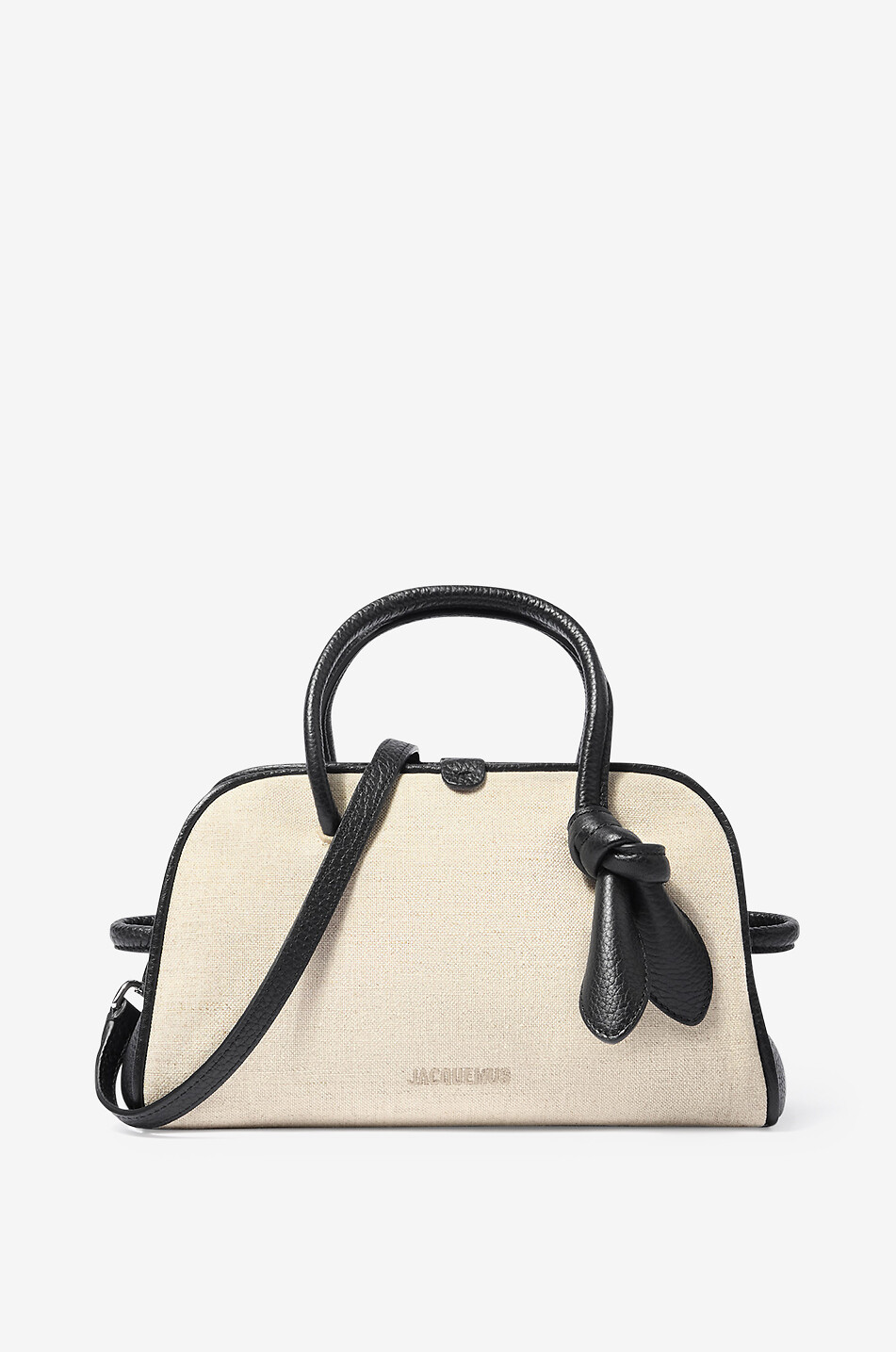 Le Petit Turismo canvas and grained leather handbag