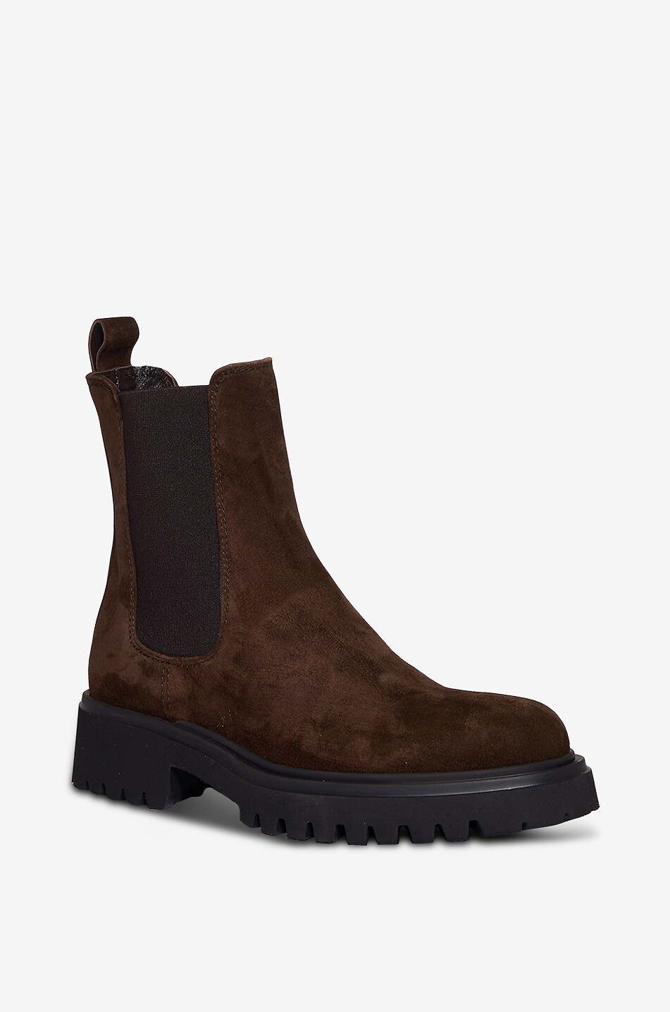 Bottines chelsea en daim semelle crantée Worms