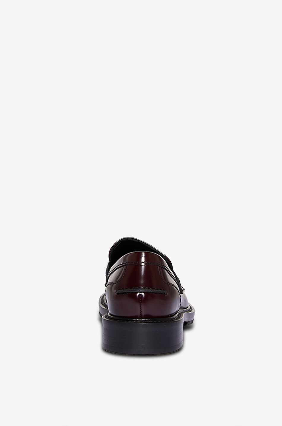 GUGLIELMO ROTTA Page Indio patent leather loafers Women DARK BROWN 4