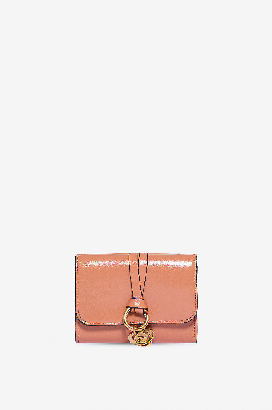 Portefeuille Stella McCartney En Python Marron - Femme - Occasion