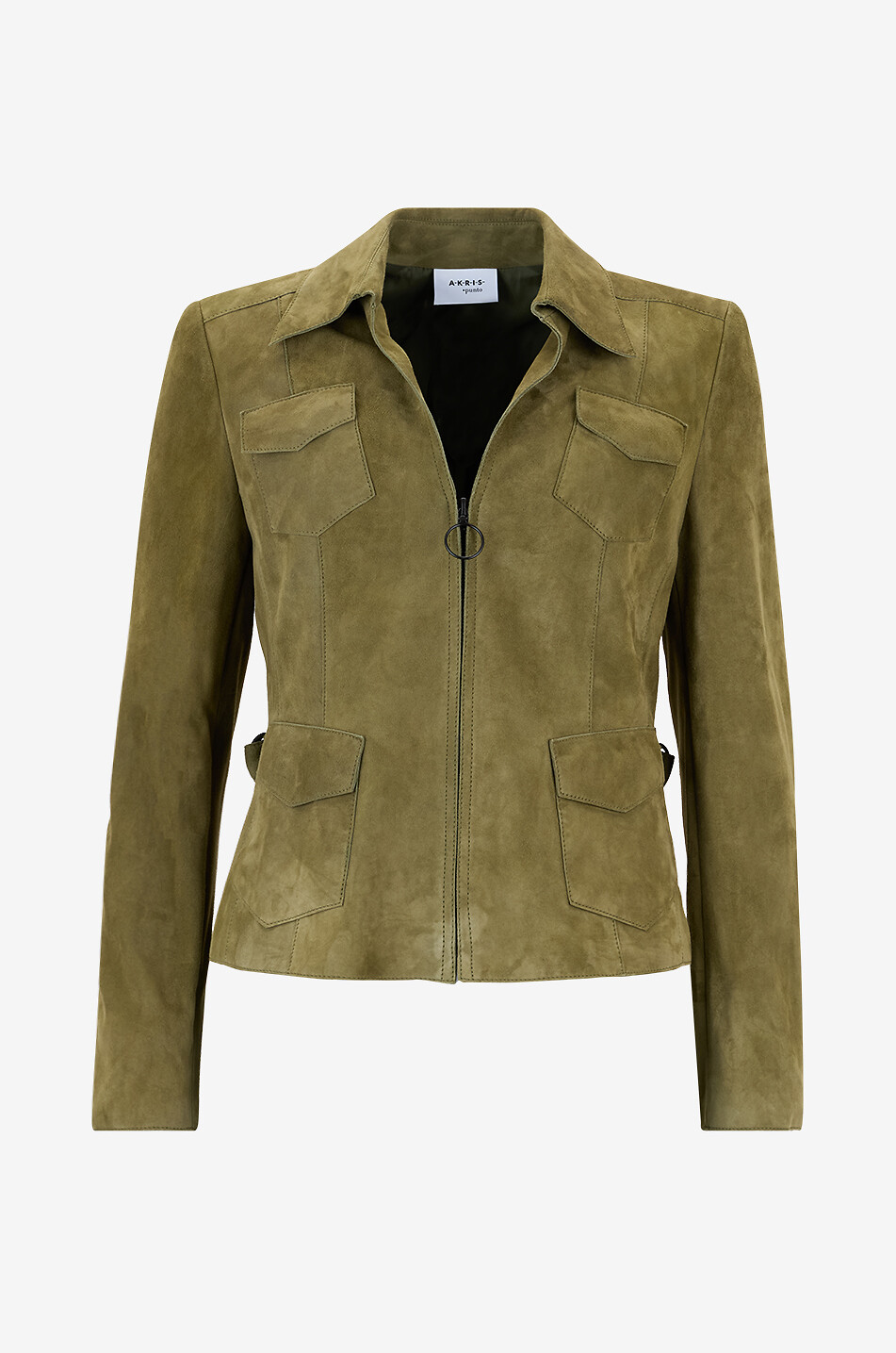 Akris Punto Jacket Akris Punto Cotton/Linen Seersucker Jacket In 