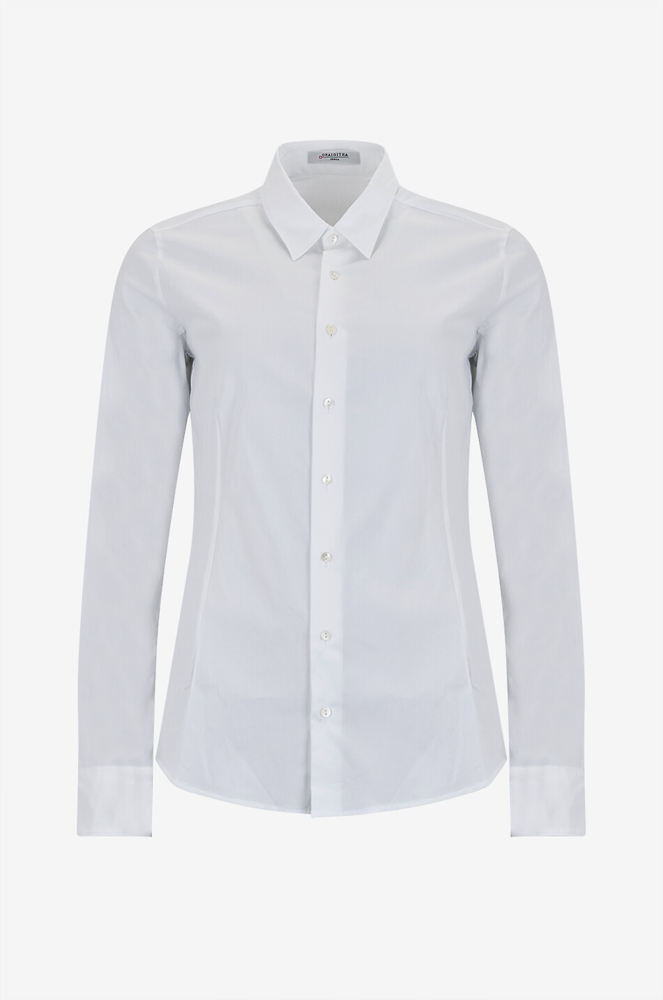 Langärmeliges Popeline-Hemd Claire