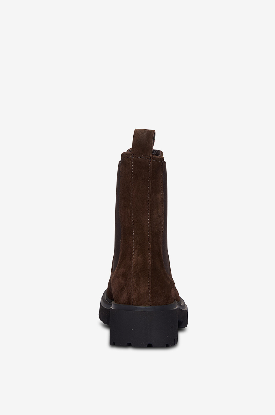 BONGÉNIE Bottines chelsea en daim semelle crantée Worms Femme MARRON FONCÉ 4
