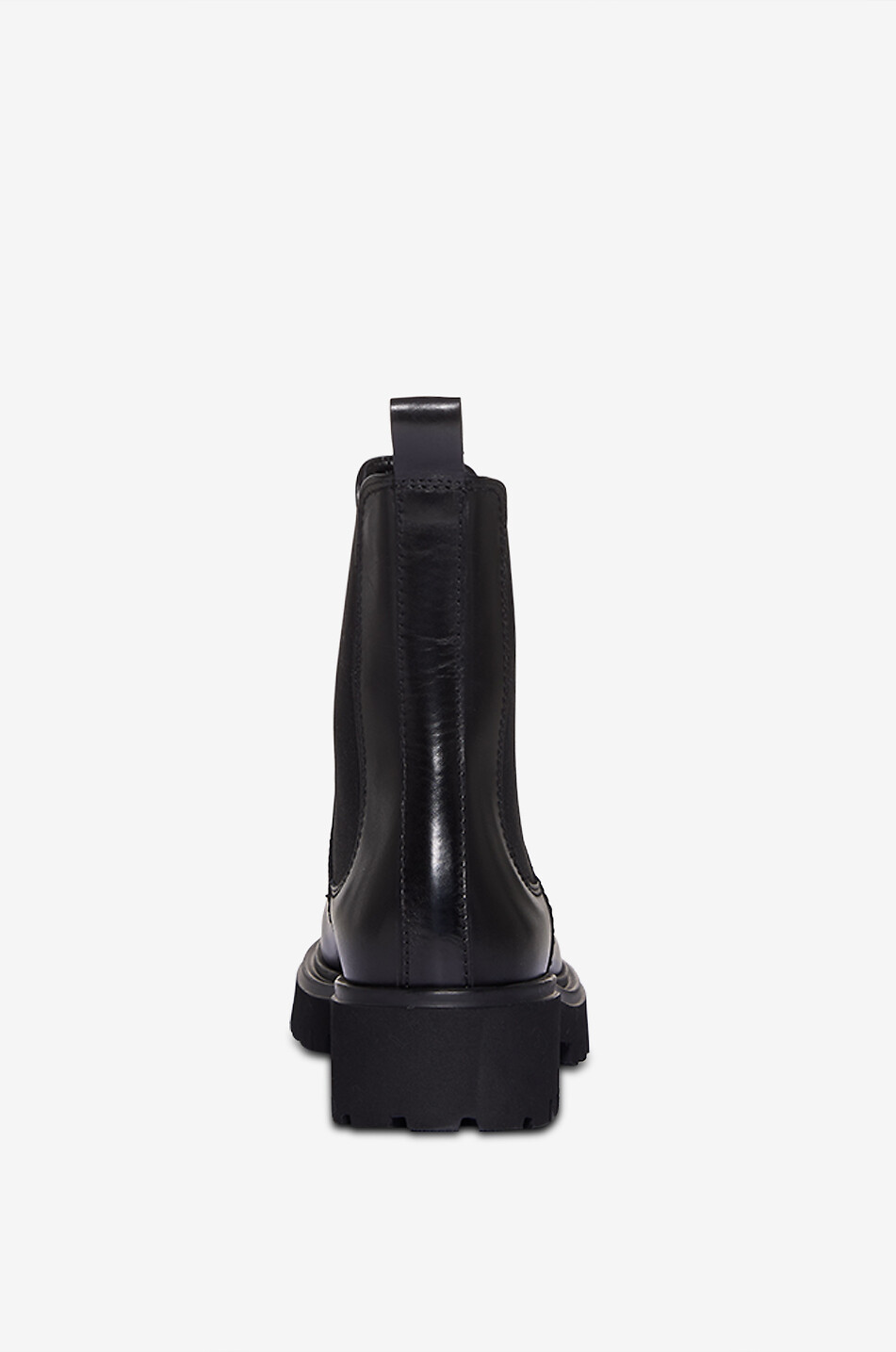 BONGENIE Worms Ranch leather chelsea boots with lug sole Women BLACK 4