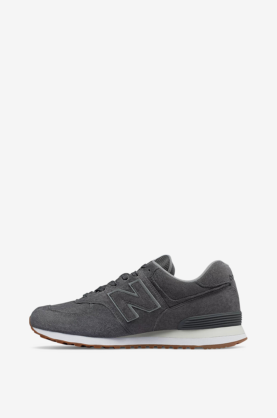 NEW BALANCE Baskets basses en daim ML574 Homme GRIS FONCÉ 2