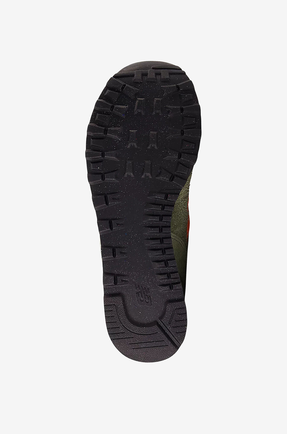 NEW BALANCE U574 suede low-top trainers Men GREEN 5