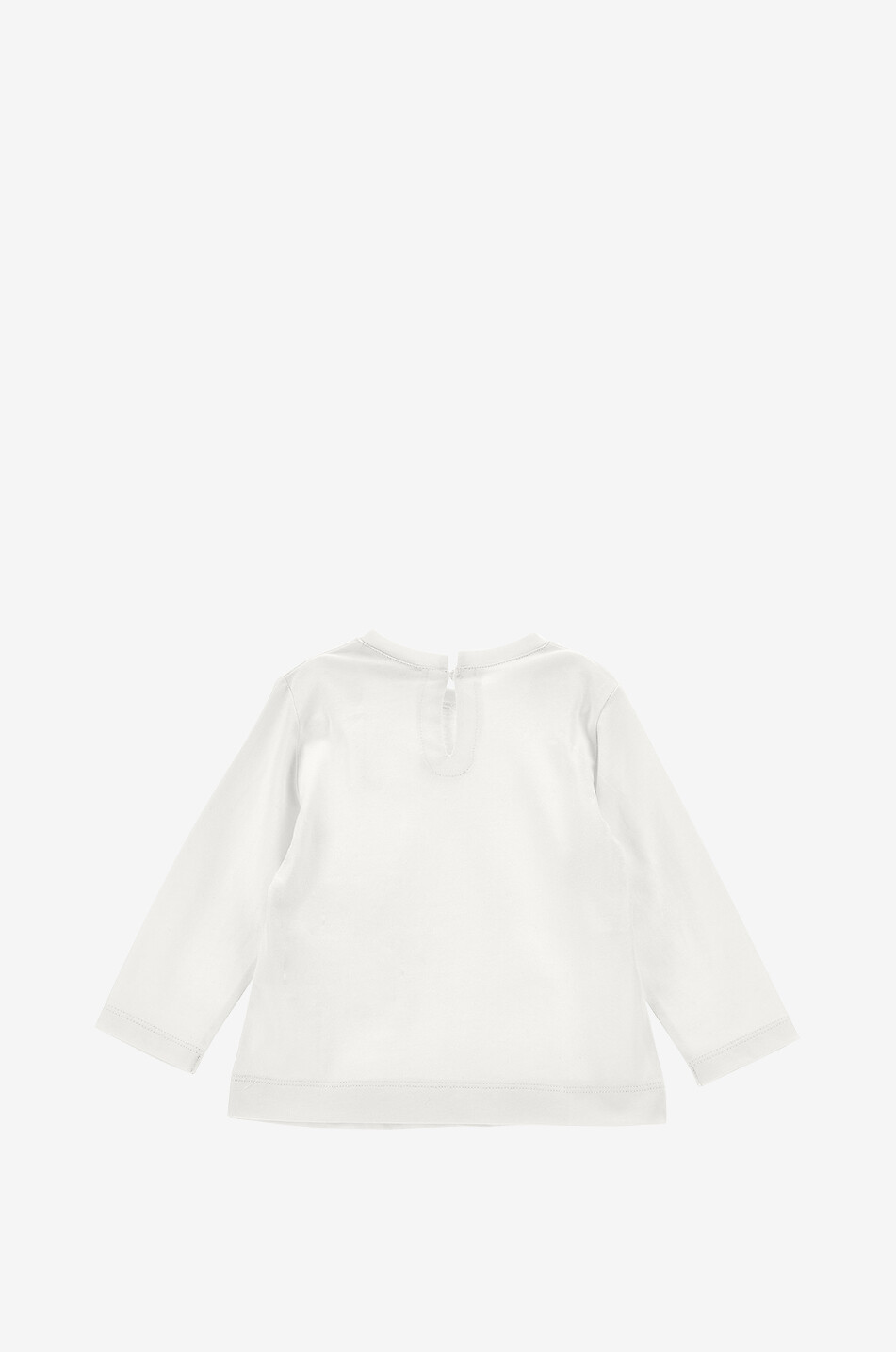 MONNALISA T-shirt manches longues bébé motif Nœud Bébé BLANC 2