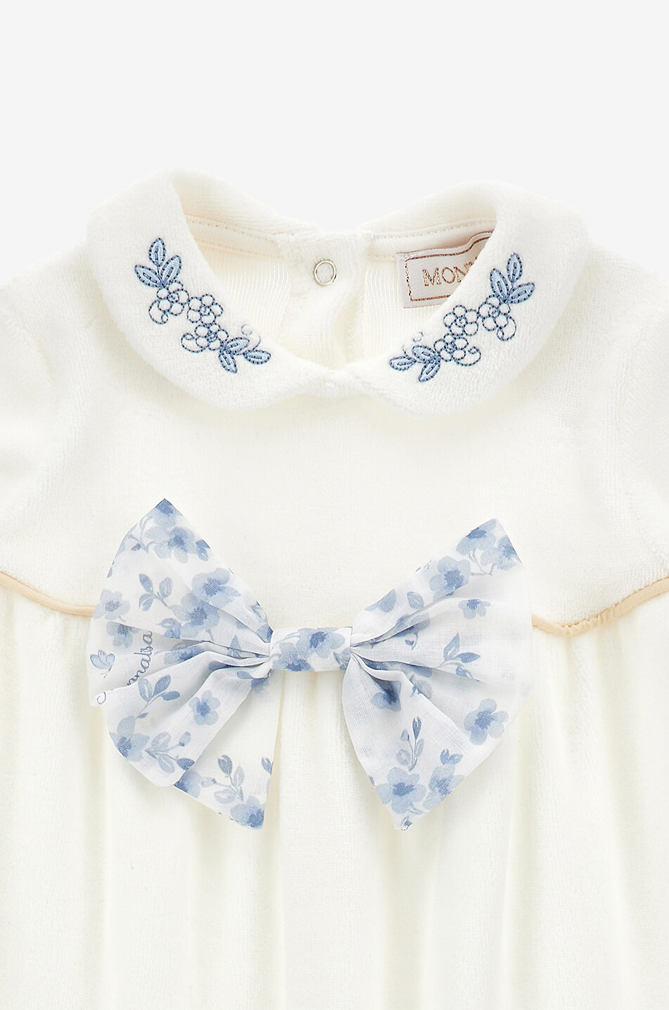 MONNALISA Pyjama bébé à nœud Bébé BLANC 3