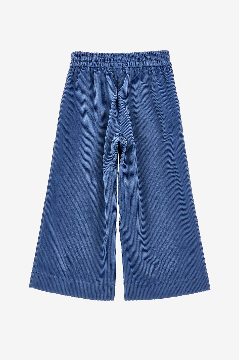 MONNALISA Pantalon droit en velours côtelé fille Fille BLEU FONCE 2