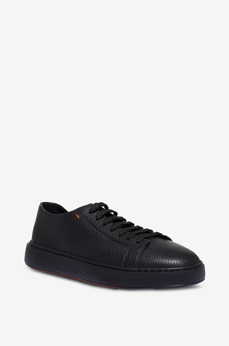Baskets Santoni Innova En Cuir Brun Pour Homme - Pointure UK 9 (EU 43.5) - Neuf Avec Boîte