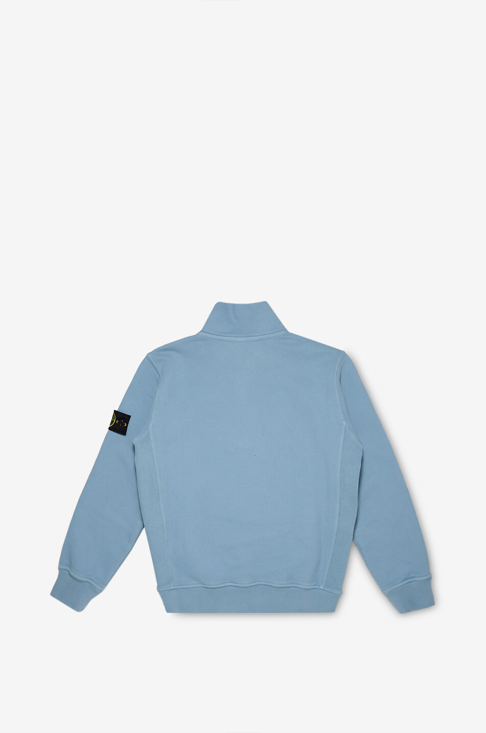 STONE ISLAND JUNIOR Jungen-Sweatshirt mit Reissverschlusskragen 6100012 Organic Cotton Fleece Junge HELLBLAU 2