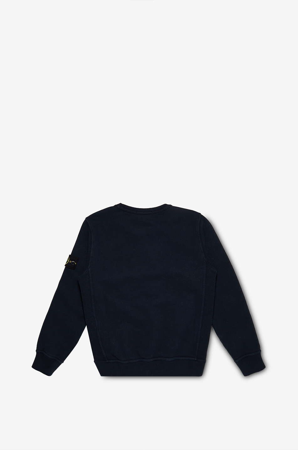 STONE ISLAND JUNIOR Sweat-shirt à col rond garçon 6100001 Organic Cotton Fleece Garçon BLEU FONCE 2