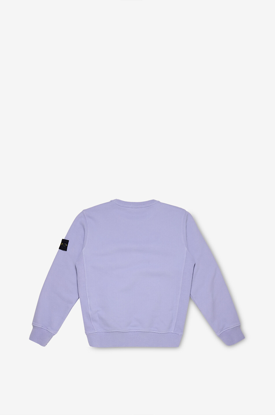 STONE ISLAND JUNIOR Sweat-shirt à col rond garçon 6100001 Organic Cotton Fleece Garçon VIOLET CLAIR 2