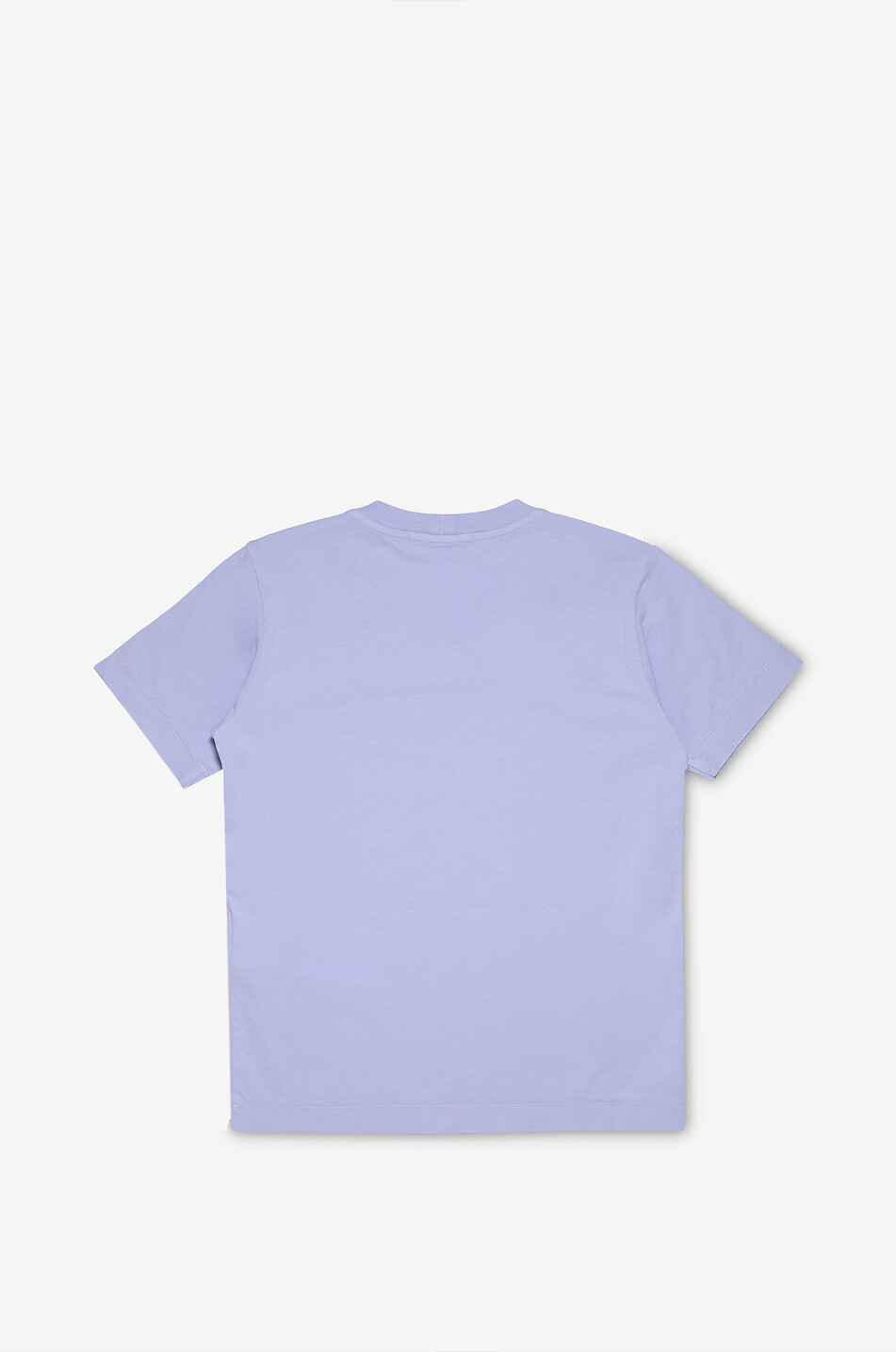 STONE ISLAND JUNIOR T-shirt garçon en jersey à manches courtes 210002 Light Cotton Garçon VIOLET CLAIR 2