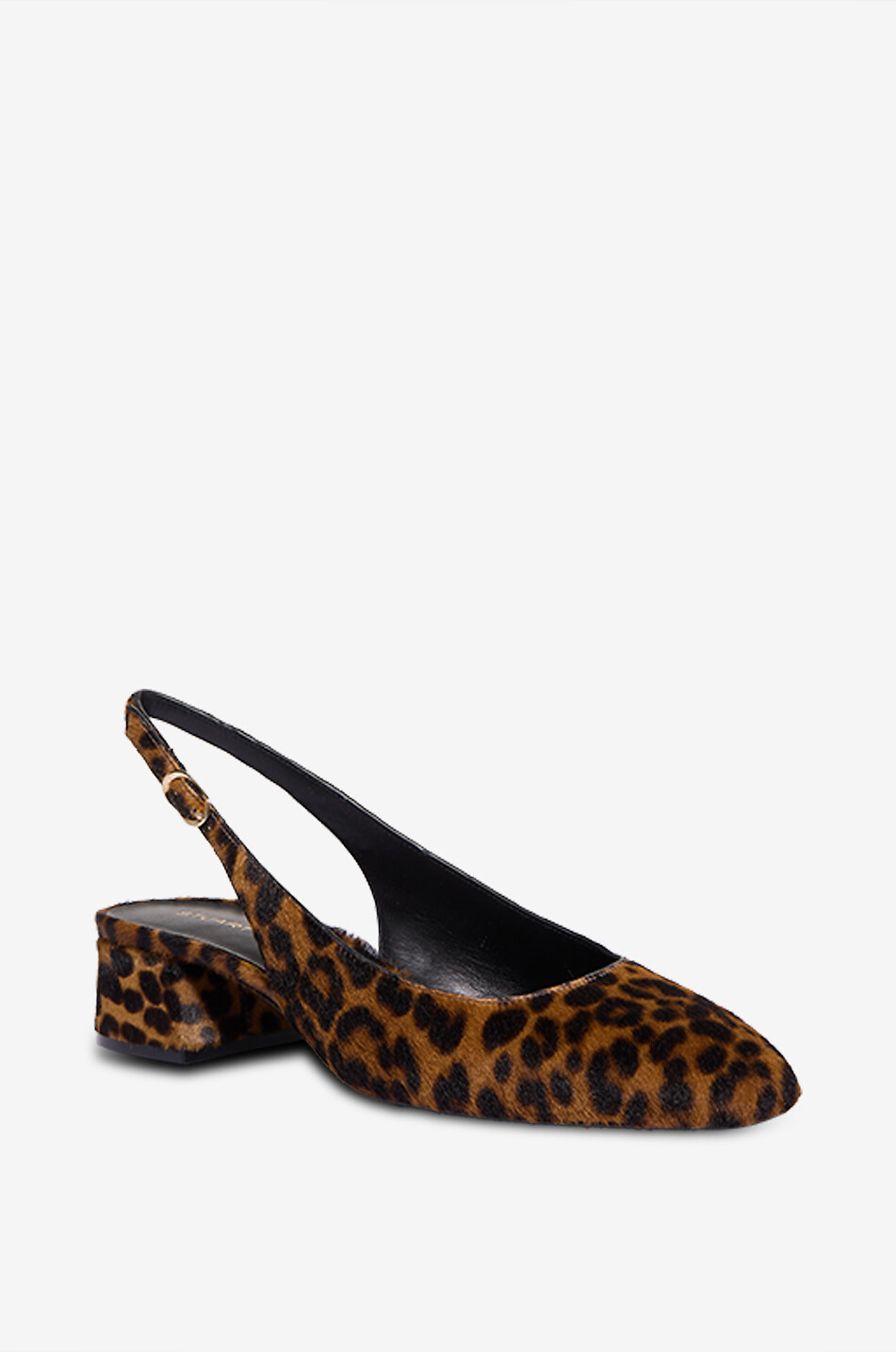 Maeve calf hair leather slingback shoes
