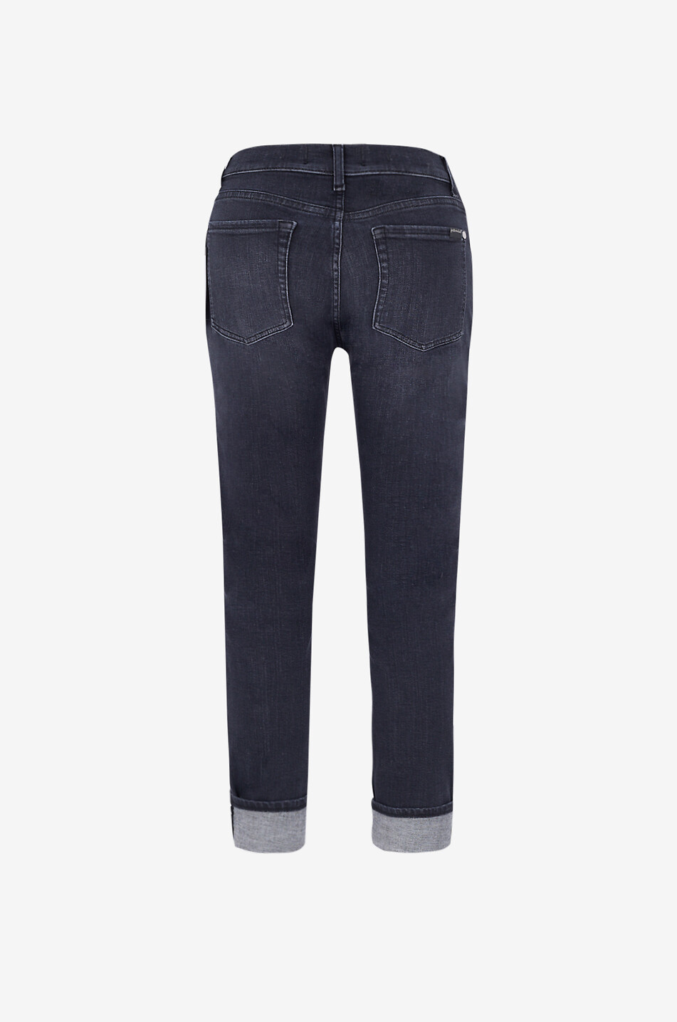 7 FOR ALL MANKIND Jean skinny denim Slim Illusion Relaxed Skinny Femme NOIR 2