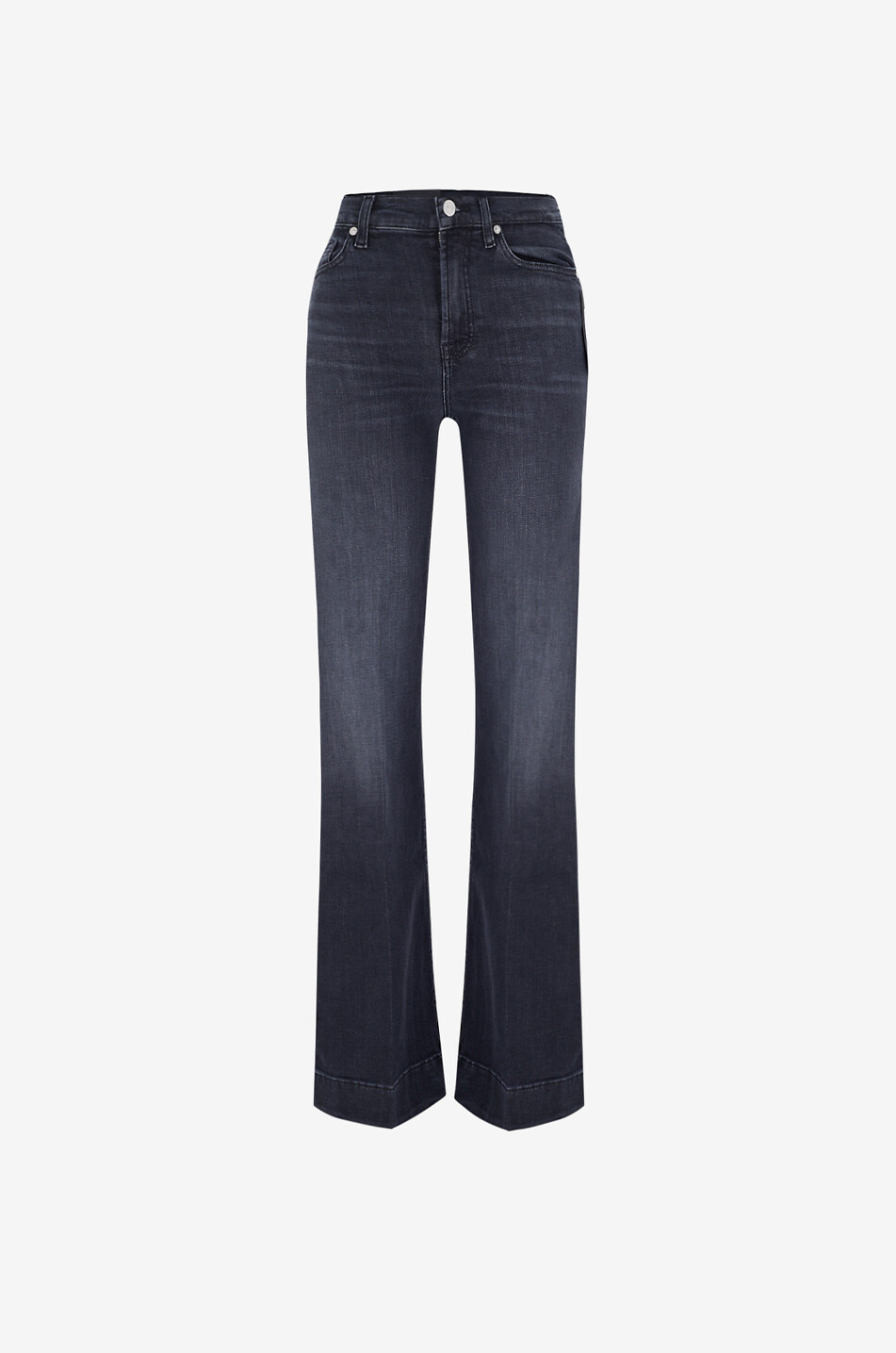 7 FOR ALL MANKIND Jean évasé en denim Modern Dojo Femme NOIR 1