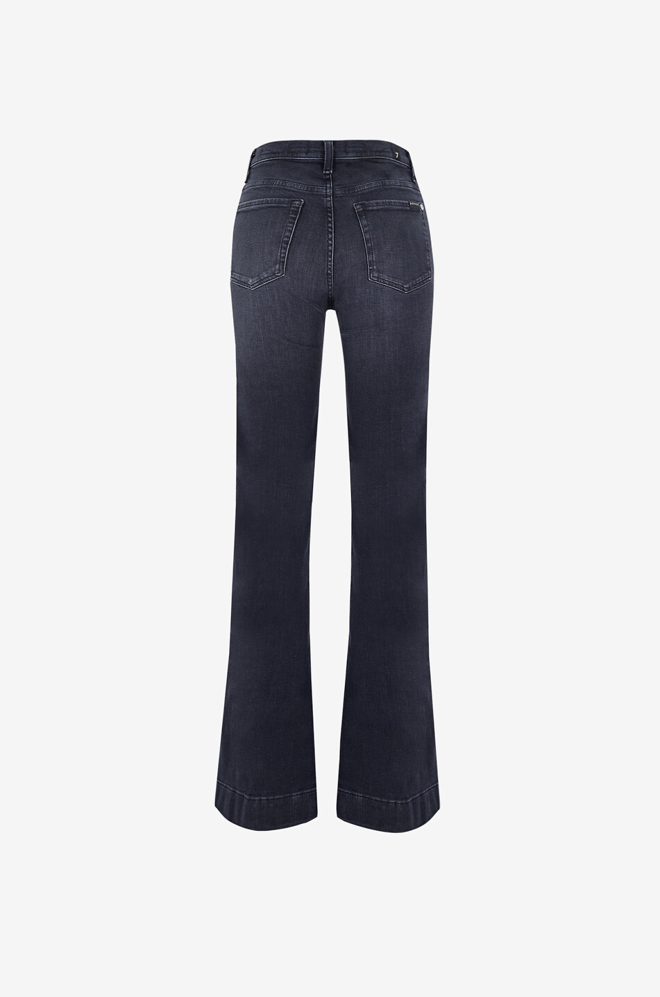 7 FOR ALL MANKIND Jean évasé en denim Modern Dojo Femme NOIR 2