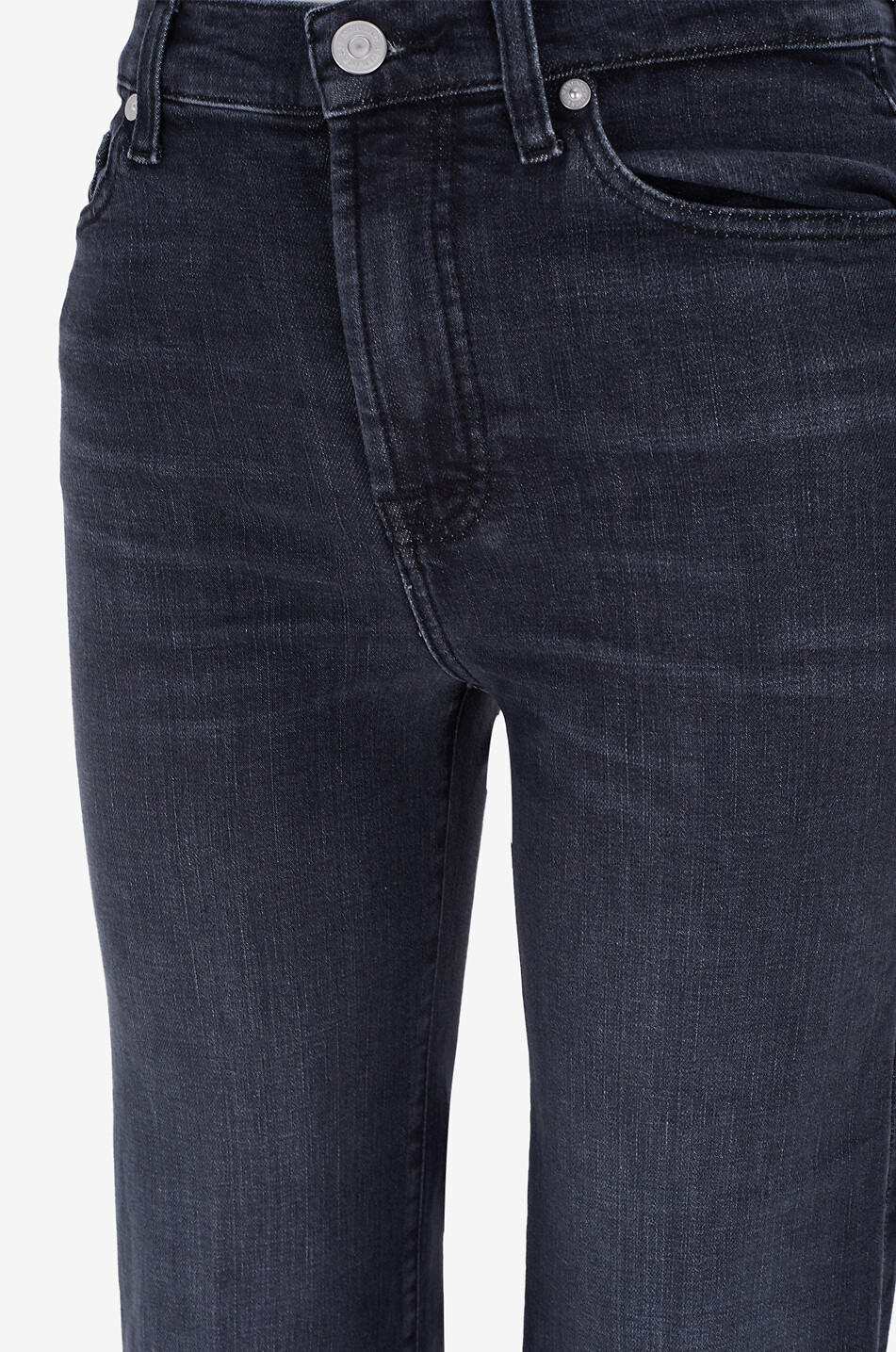7 FOR ALL MANKIND Jean évasé en denim Modern Dojo Femme NOIR 3