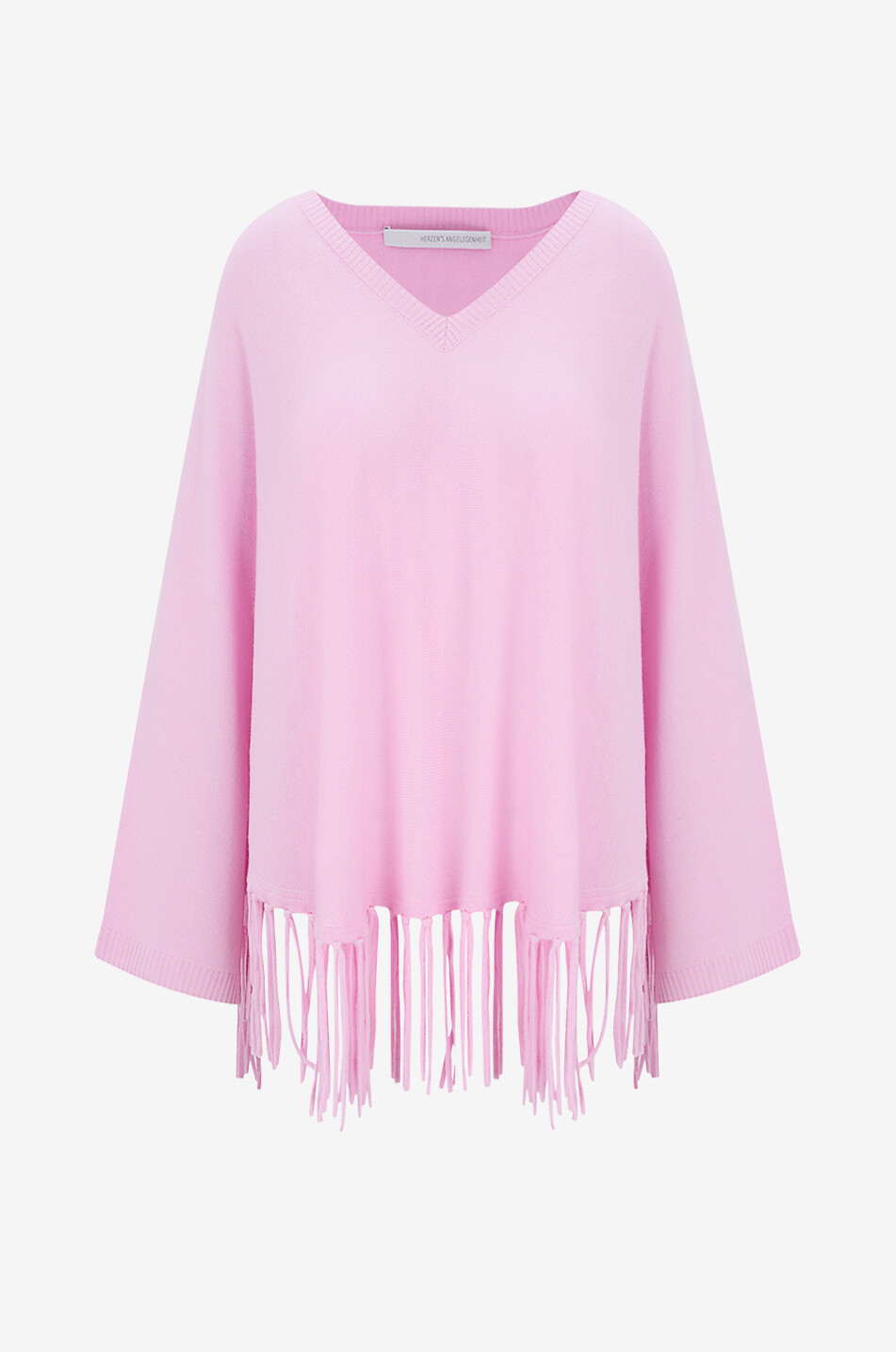 Zadig & Voltaire Pull Ouvert à Franges Marla en Cachemire Noir Laine