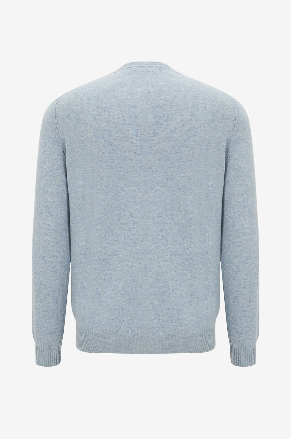 FEDELI Rundhalspullover aus Jersey Herren HELLBLAU 2