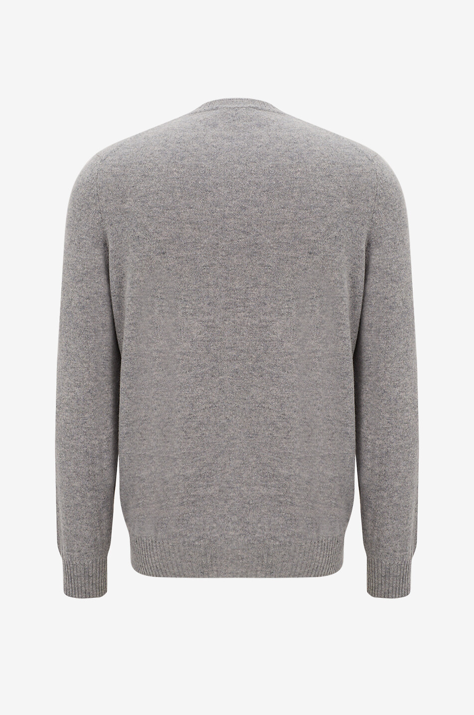 FEDELI Rundhalspullover aus Jersey Herren HELLGRAU 2