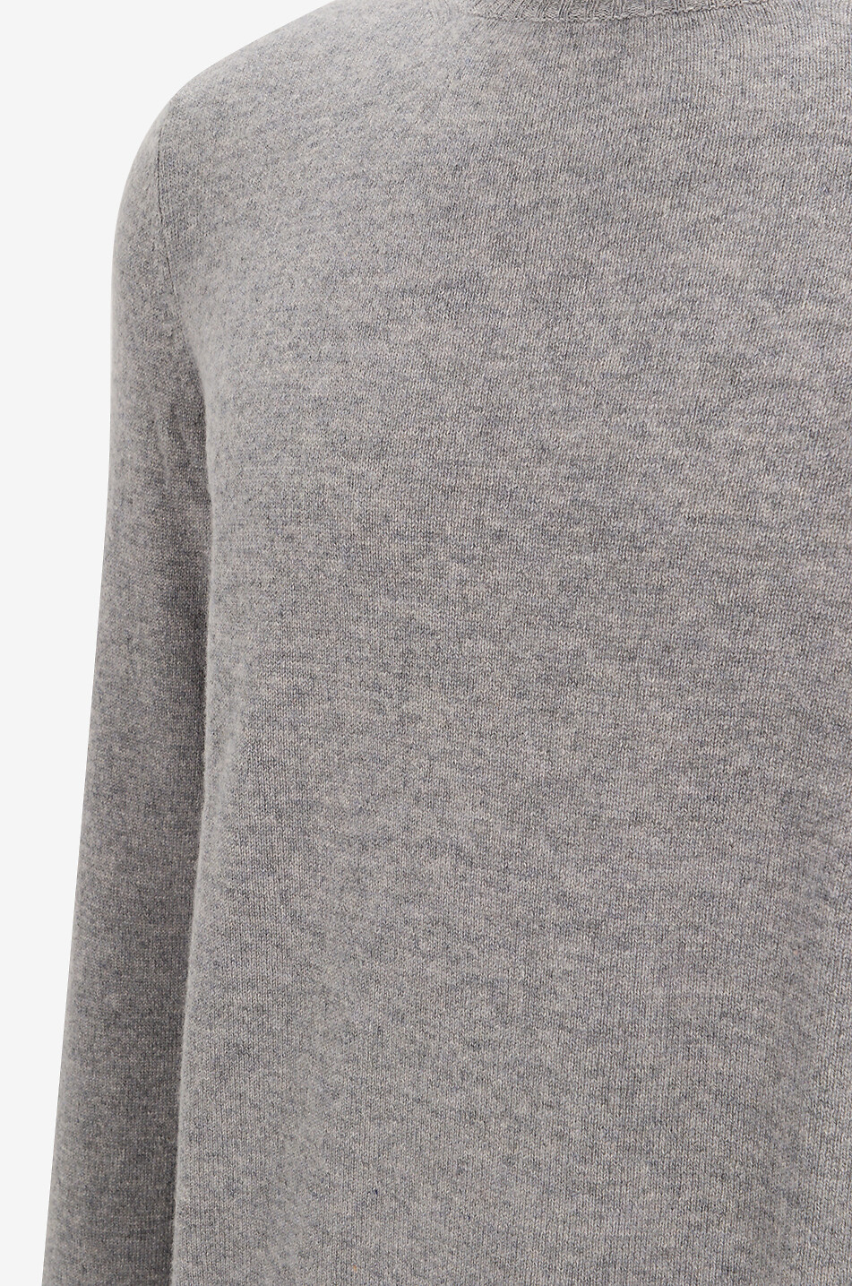 FEDELI Rundhalspullover aus Jersey Herren HELLGRAU 3