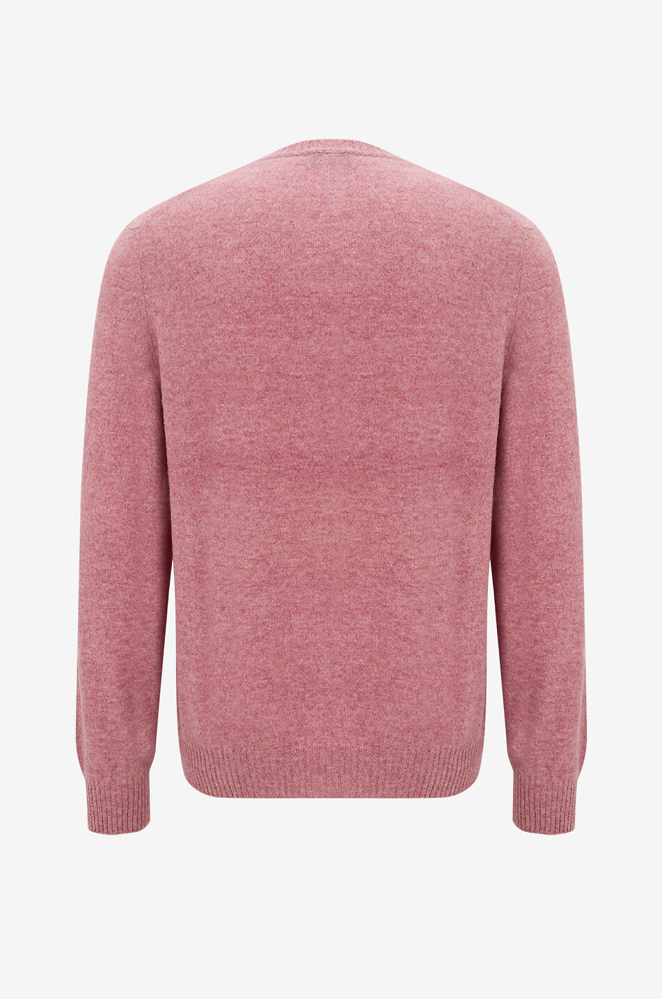FEDELI Pull à col rond en jersey Homme ROSE MOYEN 2