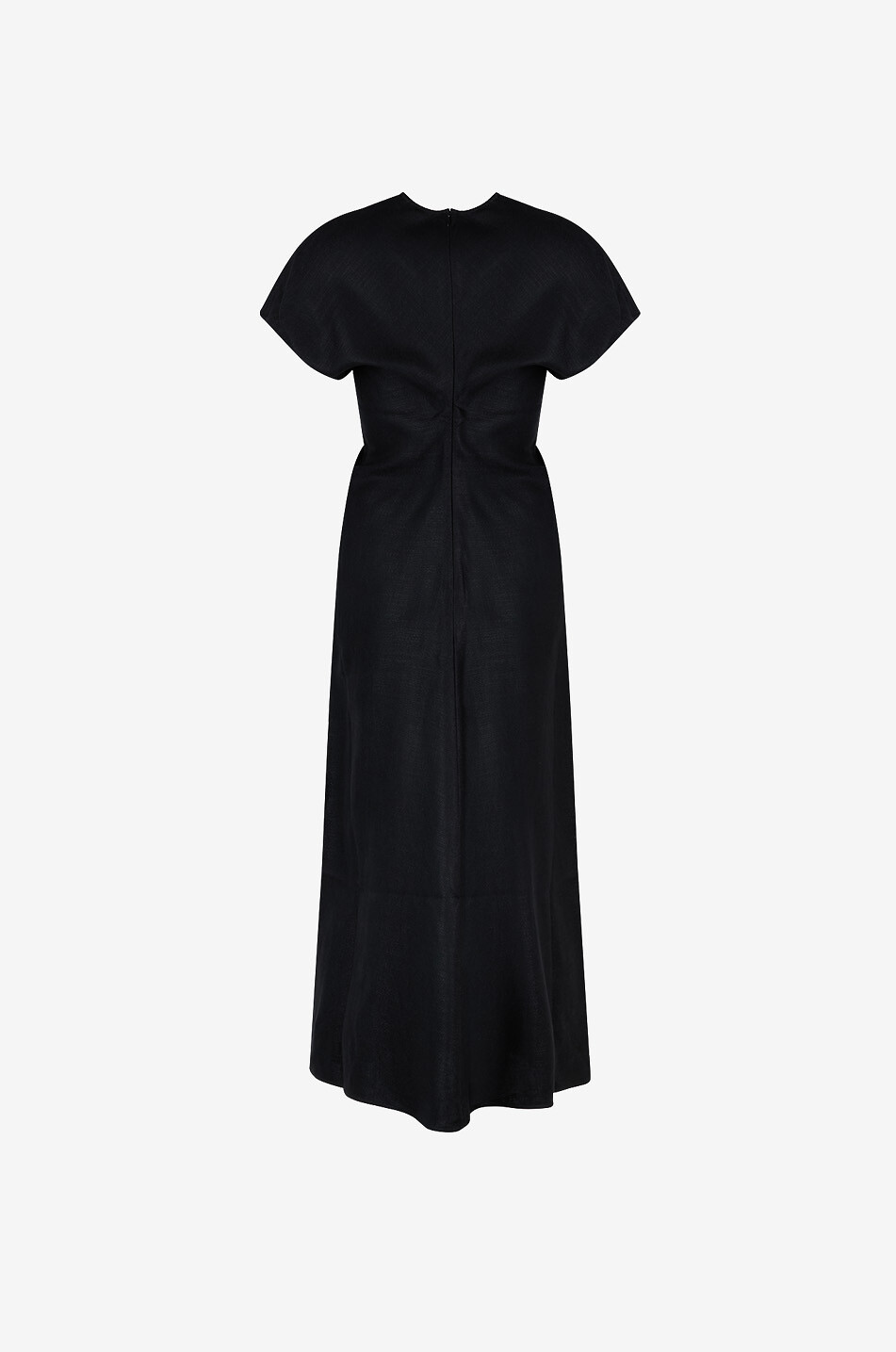 TOTEME Robe longue en toile à taille basse Femme NOIR 2
